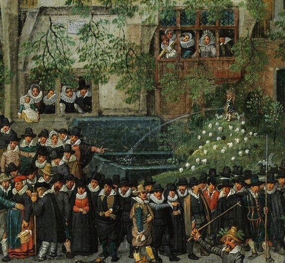 Détail de L'Ommegang à Bruxelles