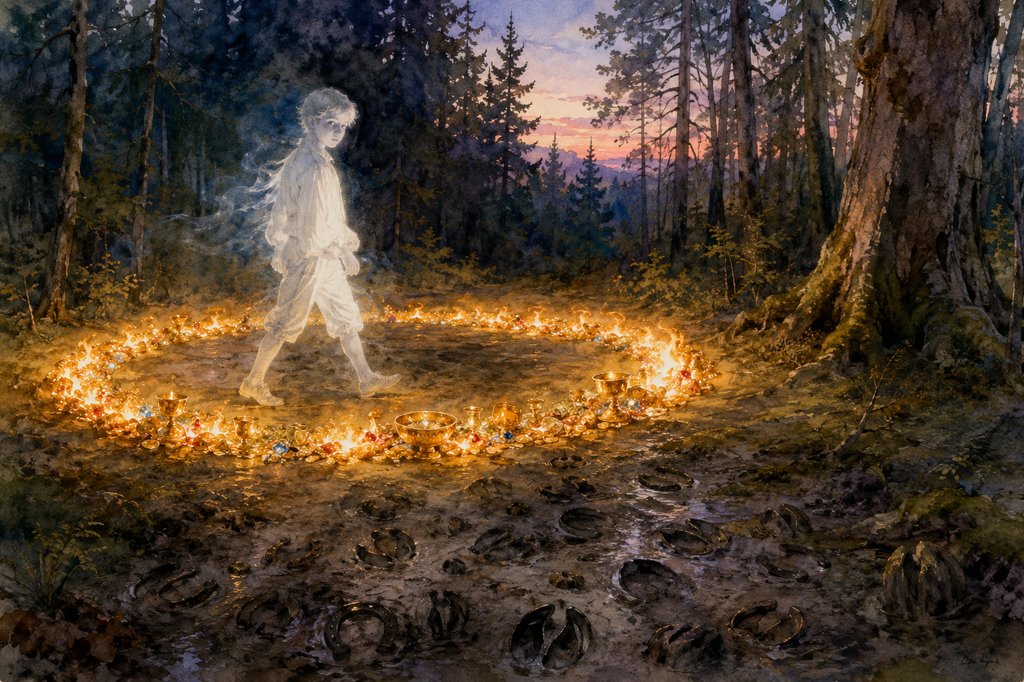 Le cercle des trésors en feu