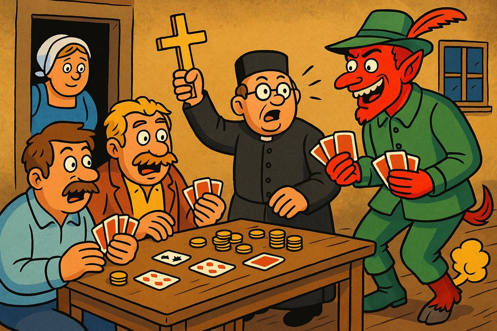 Le Diable, le prêtre et les joueurs