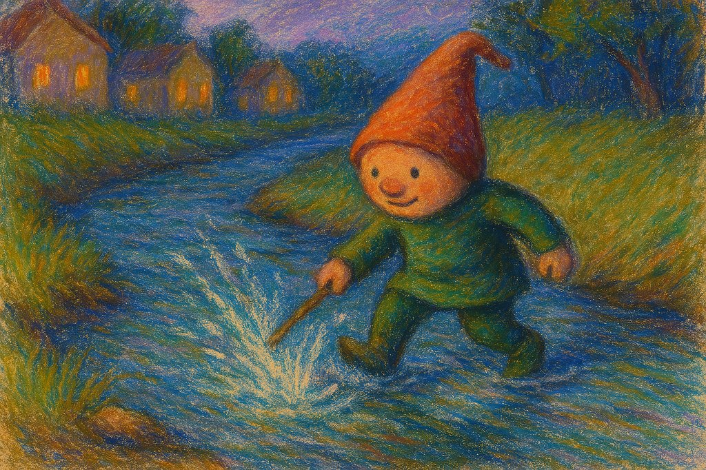 Le petit homme éclabousseur