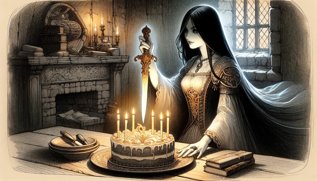 Fantôme au couteau d'or