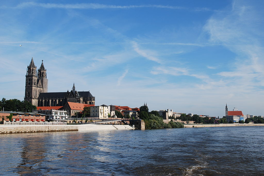 L'Elbe à Magdeburg