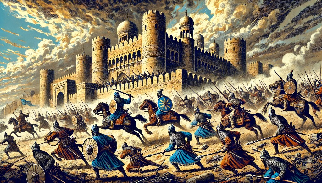 Bataille aux porte de la ville