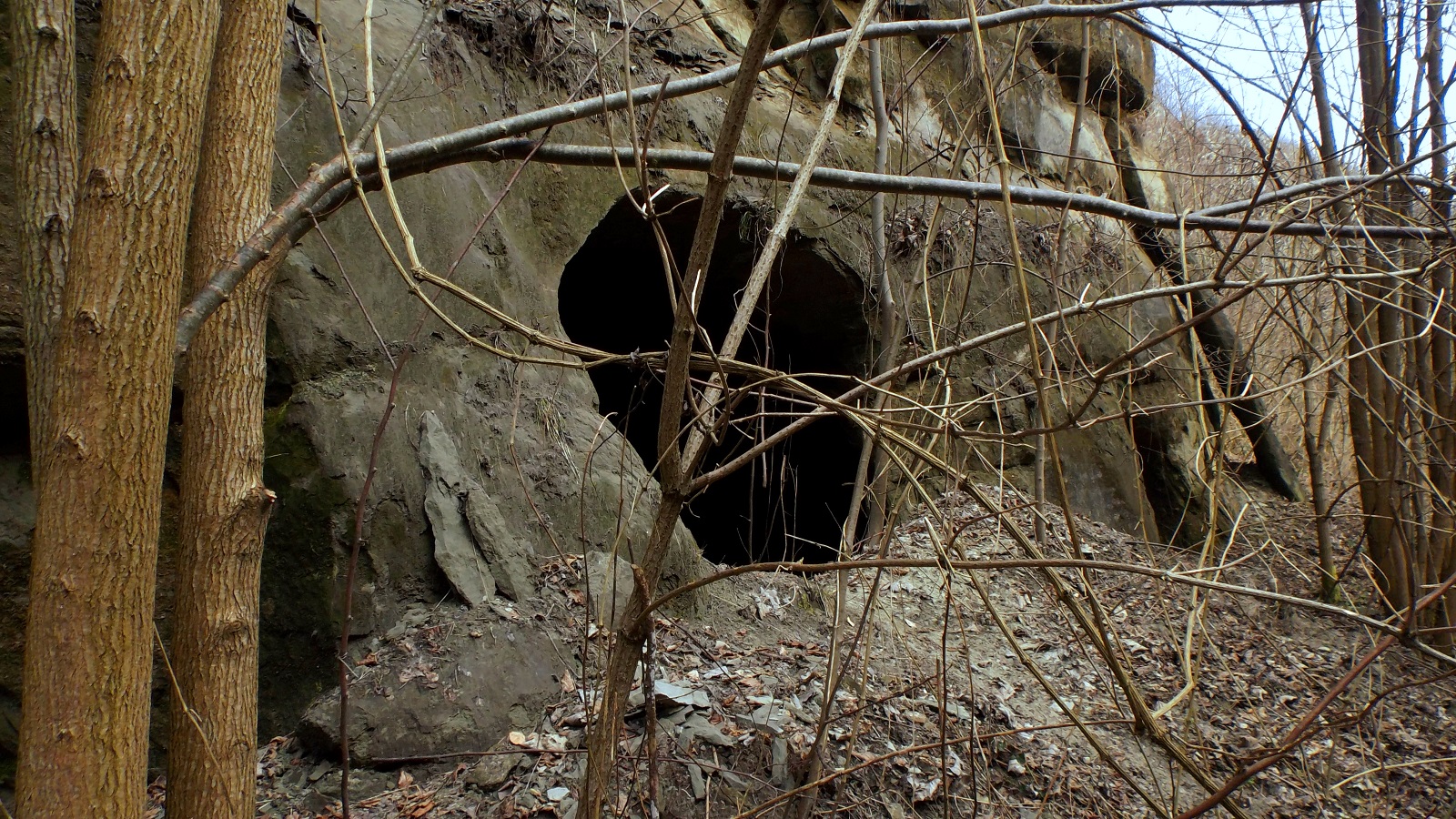 Une des cavités des Gorges du Gottéron