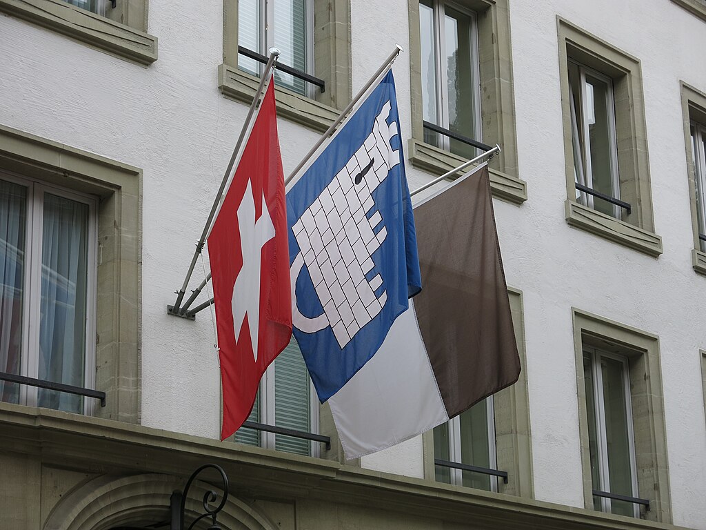 Le drapeau noir et blanc de Fribourg