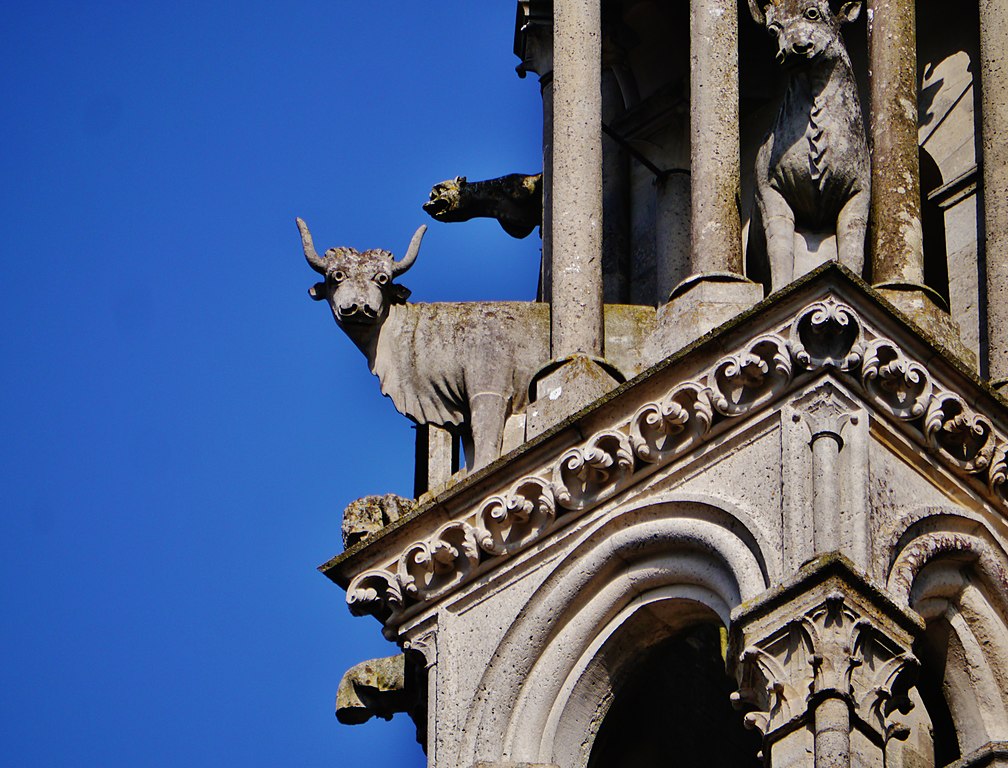 Un des bœufs de la cathédrale de Laon