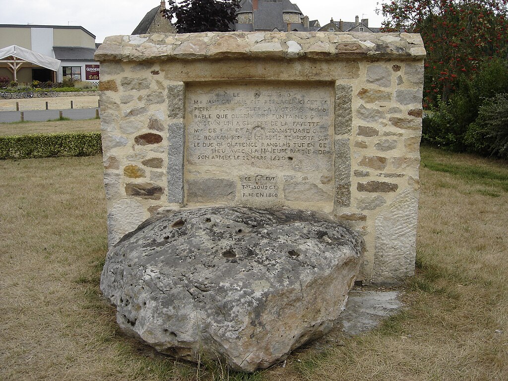 La Pierre de la Bataille de Baugé