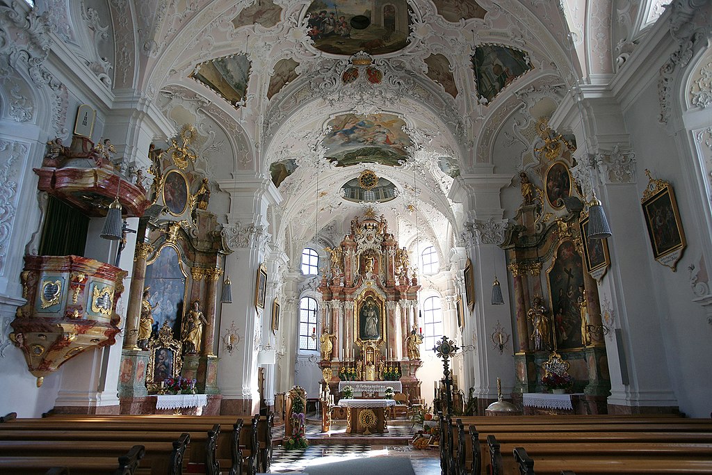Eglise d'Eben avec les reliques de sainte Notburge