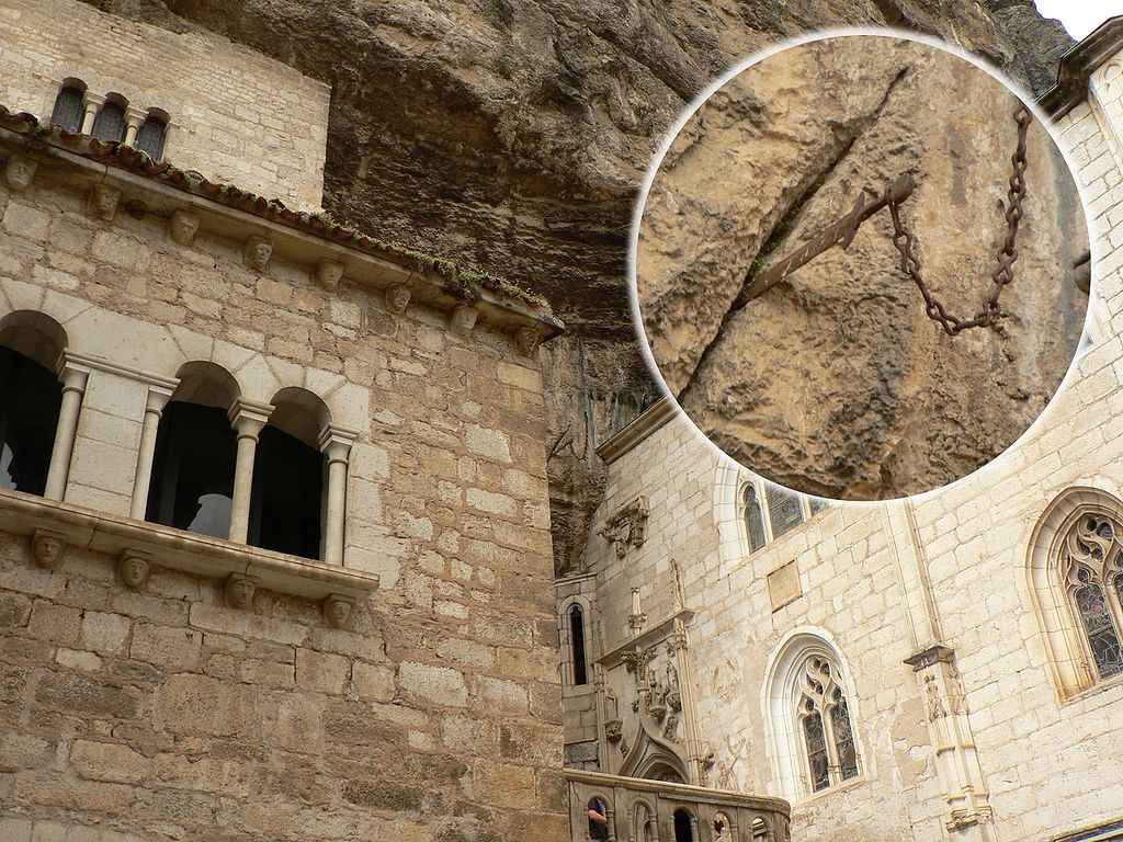 Evocation de Durandal à Rocamadour
