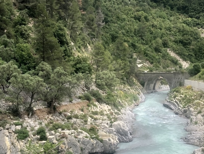 La Vallée de la Roya où se jette le torrent