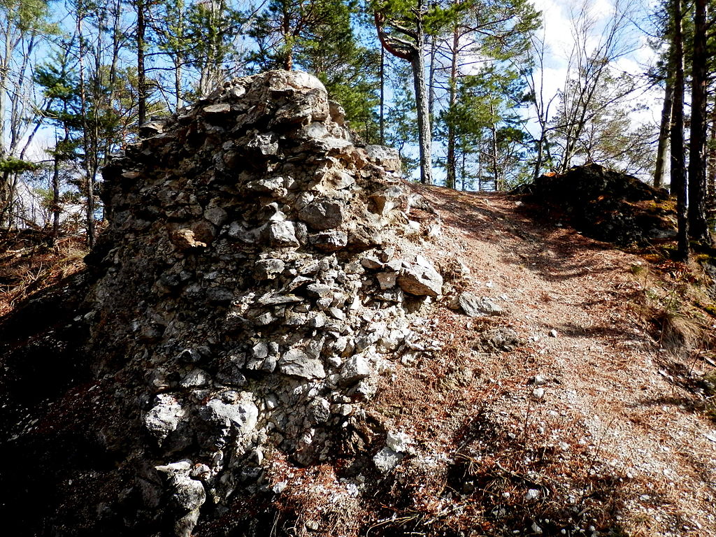 Ruines du château de Lipovce