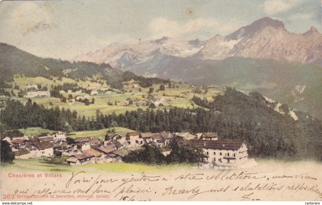 Vue sur Chesières