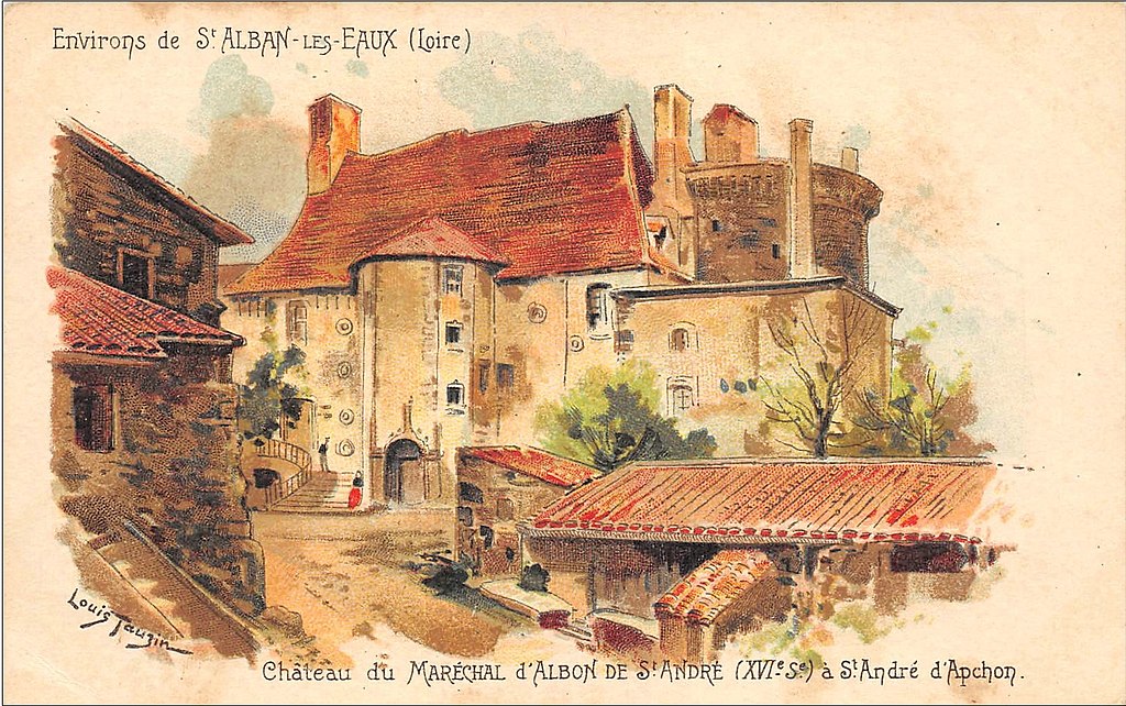 Château d'Apchon par Louis Tauzin