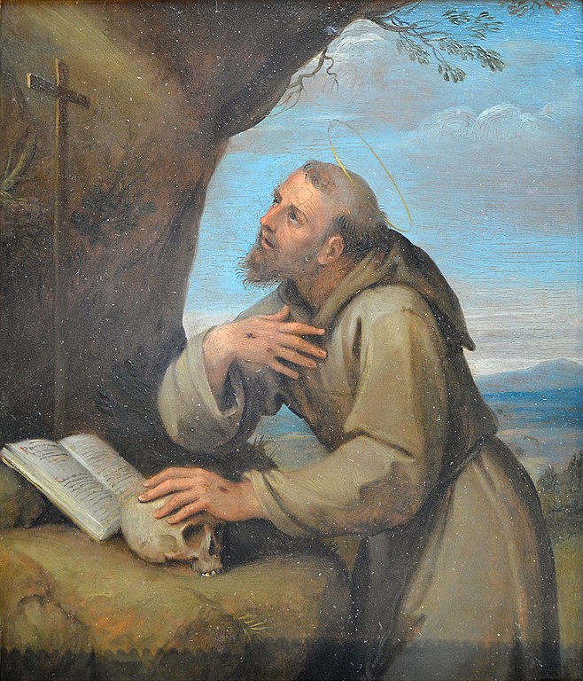Saint François d'Assise par l'Albane