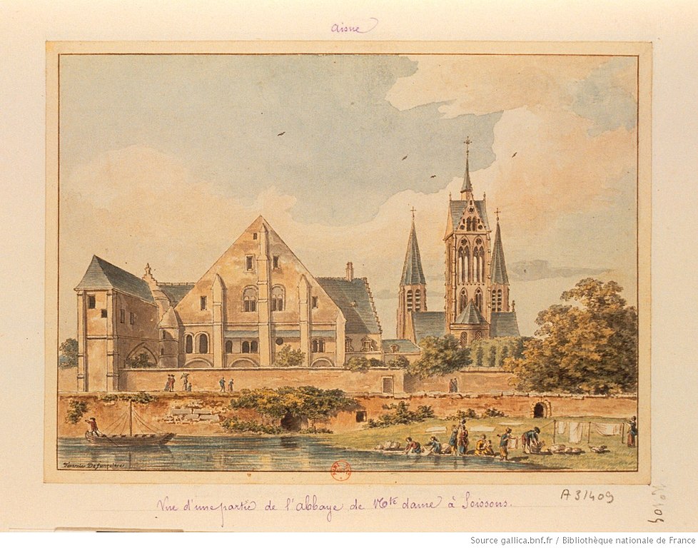 Abbaye ND de Soissons par Tavernier de Jonquières