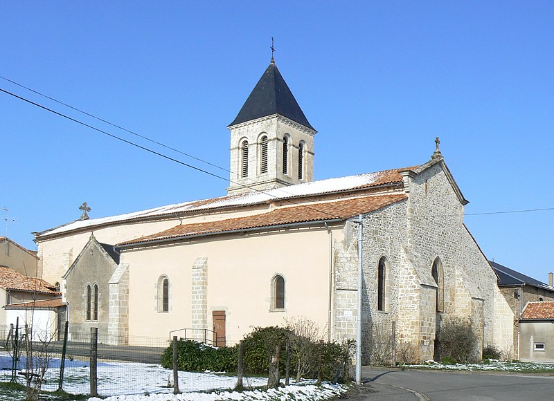 L'église de Champagné-Saint-Hilaire