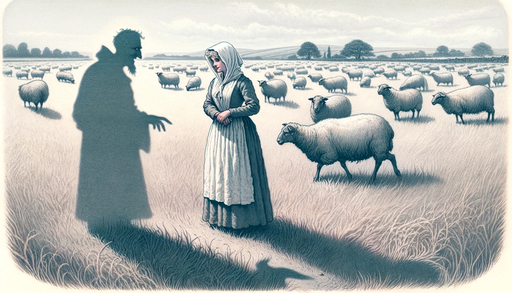 La bergère et le Diable déguisé