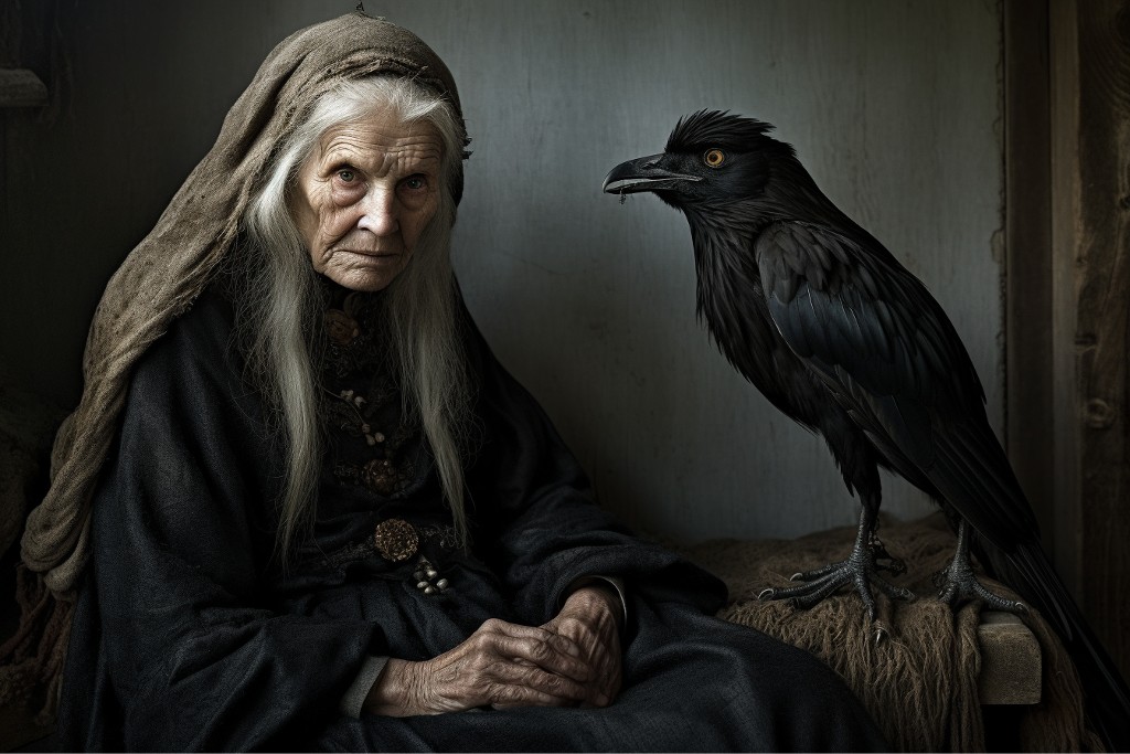 La sorcière et l'oiseau