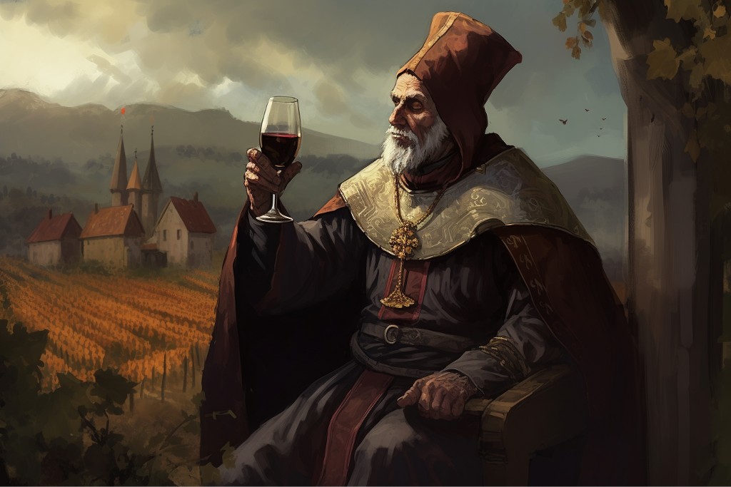 Un évêque dans ses vignes