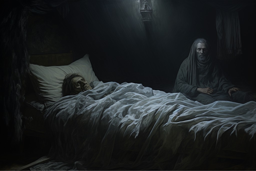Le mourant et le fantôme