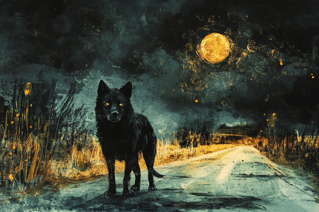 Le chien noir