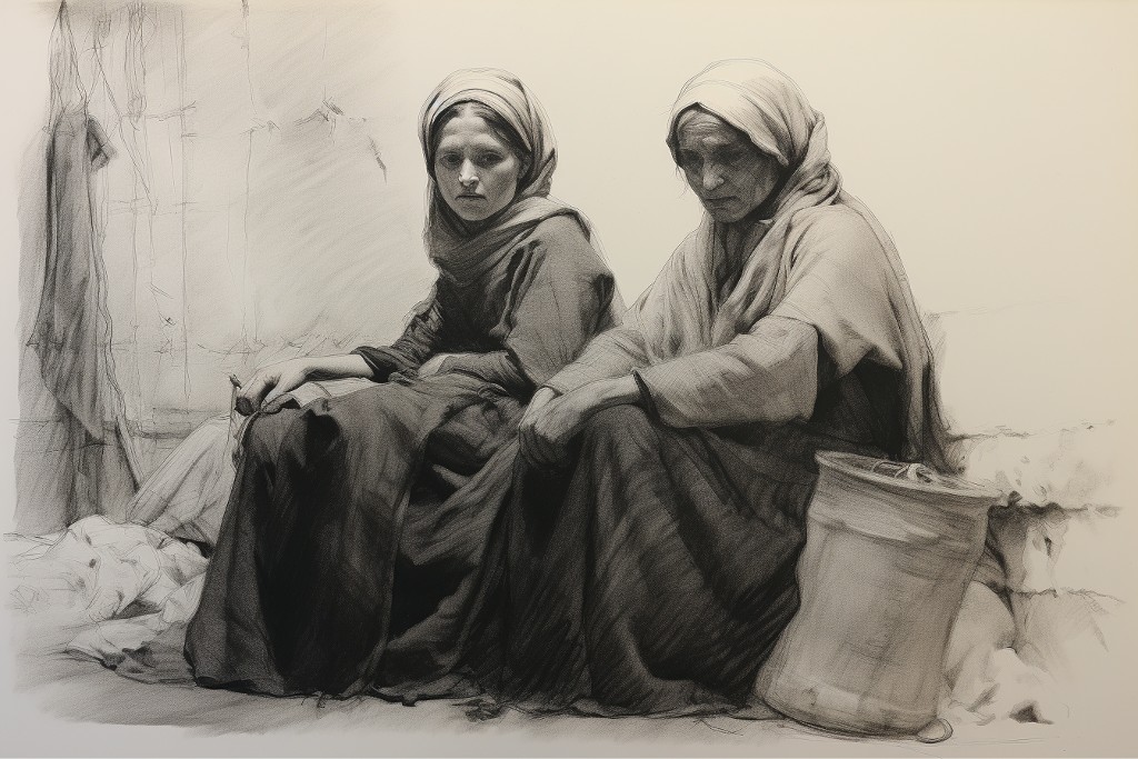 Deux pauvres femmes