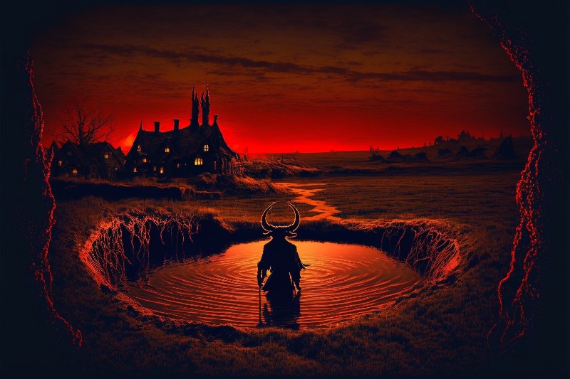 Le Diable creusant un trou