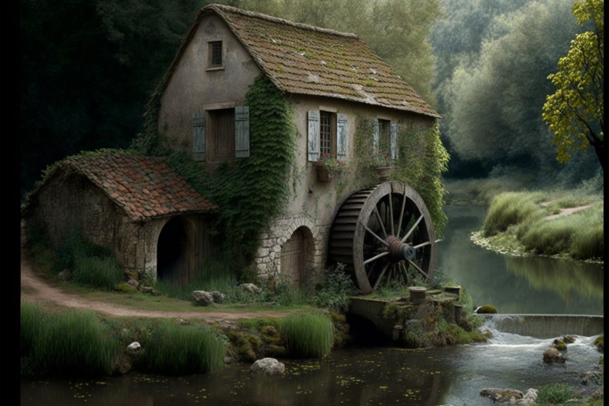 Un moulin à eau