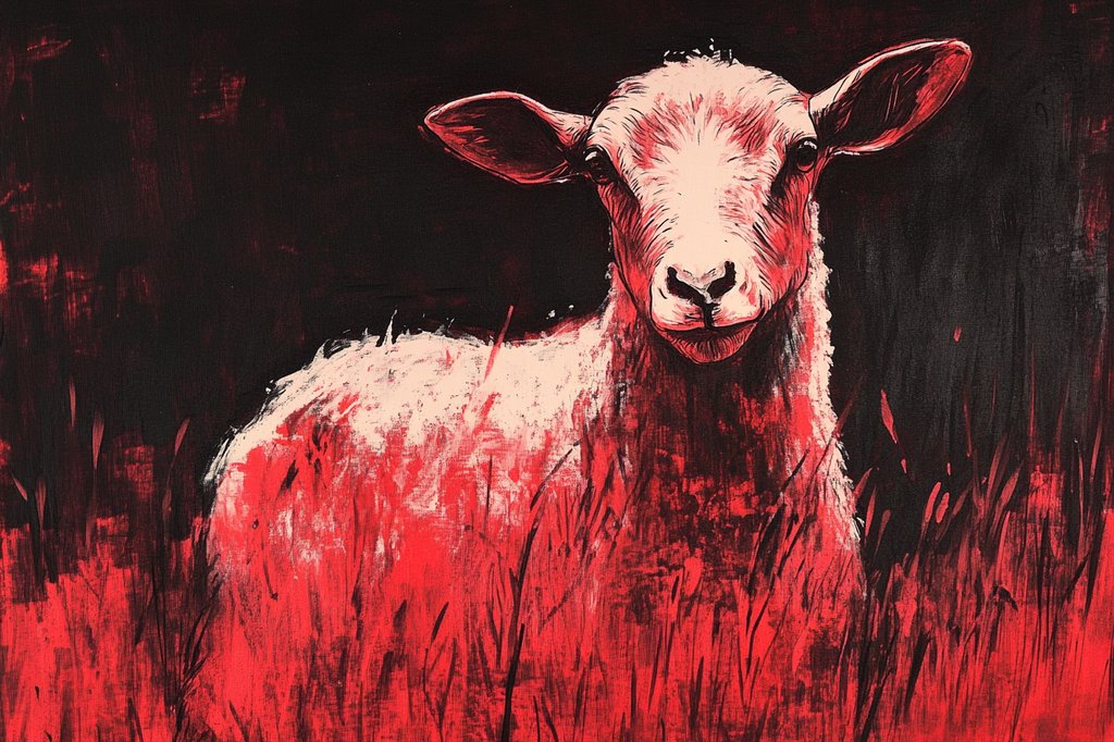 Mouton dans la nuit