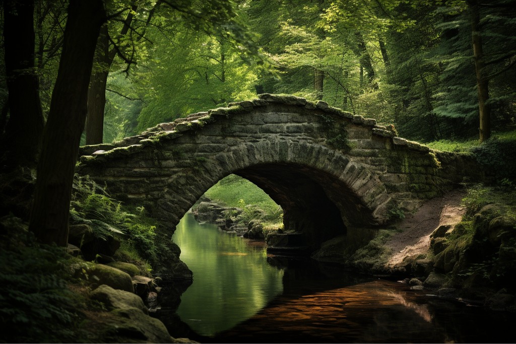 Un petit pont de pierre