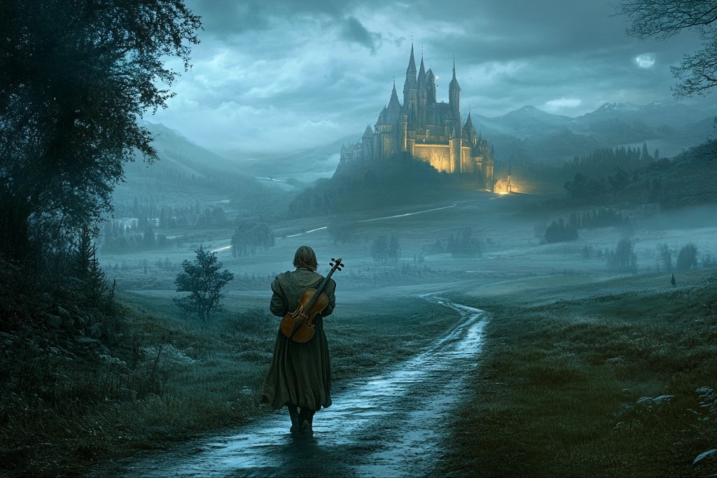 Le violoniste et le château