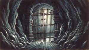 Grille dans un tunnel