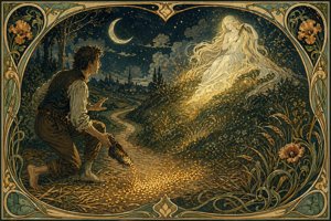 La Dame Blanche et les grains d'or