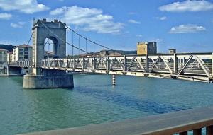 Passerelle entre Sainte-Colombe et Vienne