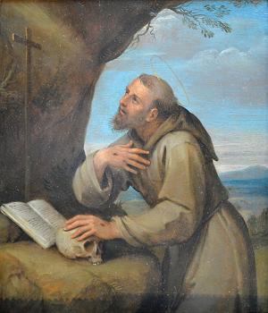 Saint François d'Assise par l'Albane