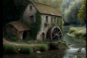 Un moulin à eau