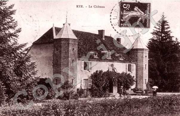 Reste de l'ancien château de Rye