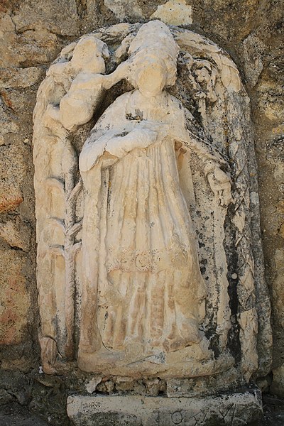 La statue de Saint Cannat à l'ermitage