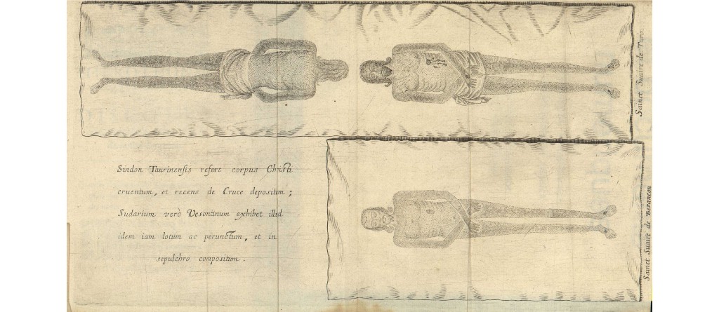 Représentation du saint suaire de Besançon